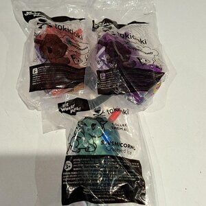 Toki Doki Unicorno set of 3 NIB new in bag from Sonic